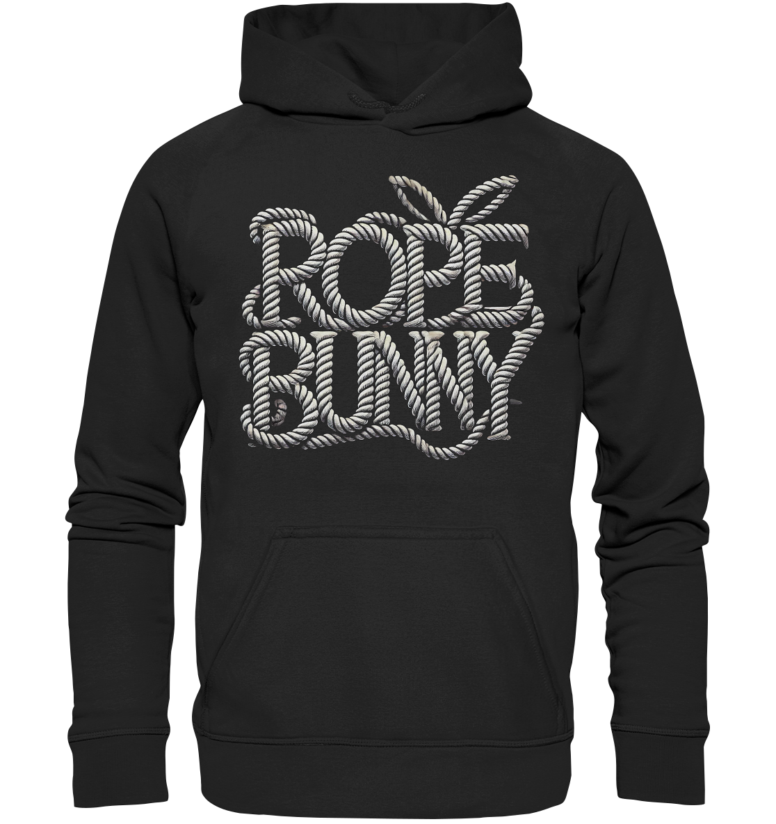 Rope Bunny - Basic Unisex Hoodie – Bild 4