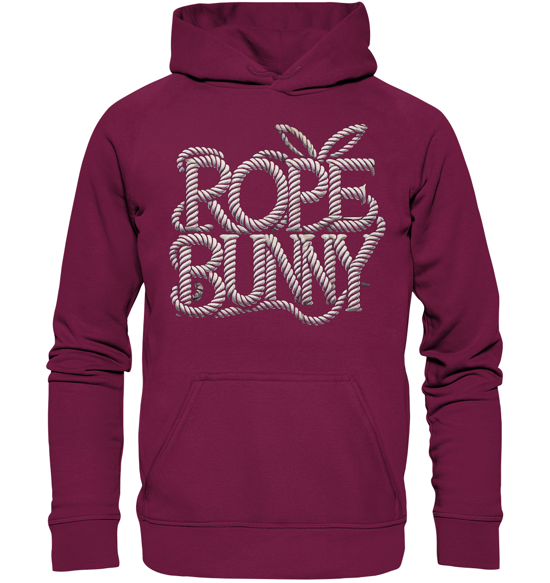 Rope Bunny - Basic Unisex Hoodie – Bild 3