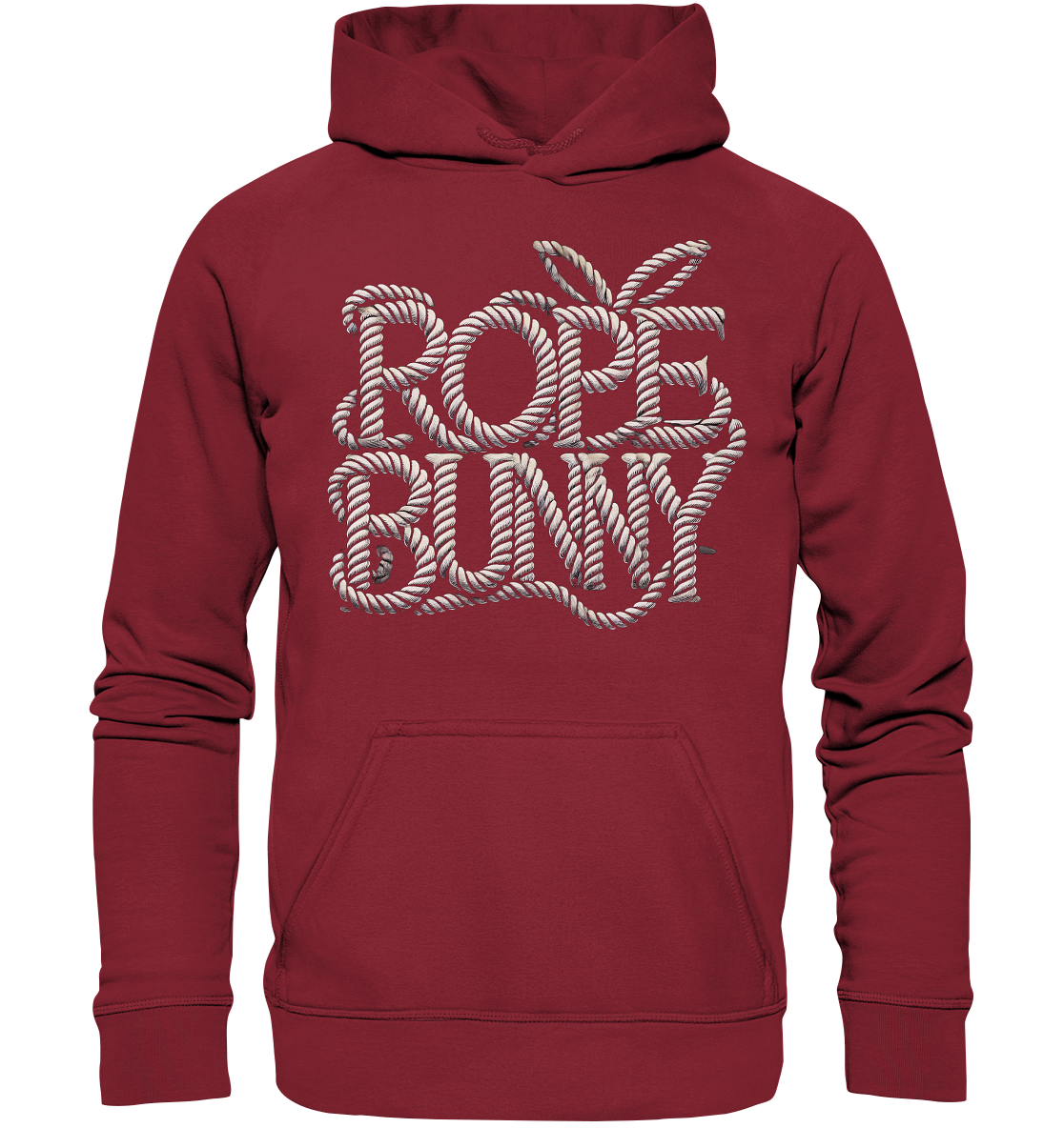 Rope Bunny - Basic Unisex Hoodie – Bild 2